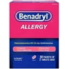 Benadryl Ultratabs Go Packs, Antihistamine Allergy Medicine Tablets with Diphenhydramine HCl, Convenient for Travel & On-The-Go Cold & Allergy Relief, 60 Packets of 2 Tablets