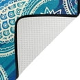 thumbnail image 4 of Blue Paisley Doormats Bathroom Floor Mat Lightweight Non-Slip Area Rugs Entrance Front Door Rug for Outdoor Garden Kitchen Bedroom 23.6" x 15.7", 4 of 7