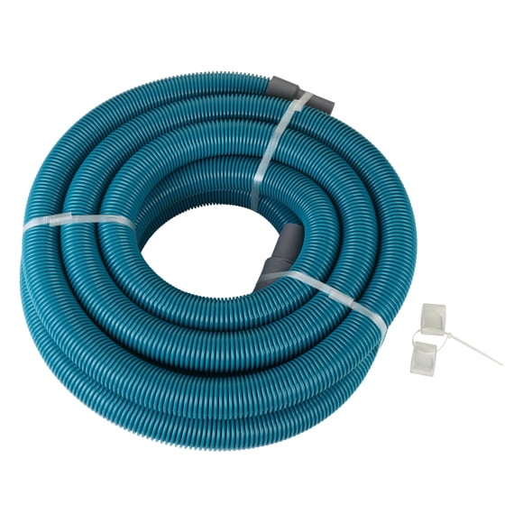 Tuyau d'aspirateur pour piscine Mainstays de 9 mètres avec adaptateur - Diamètre 3,8 cm