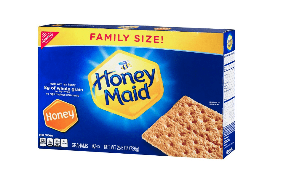 Nabisco Honey Maid Honey Grahams Family Size. (25.6 Ounce Boxes, 2Pack