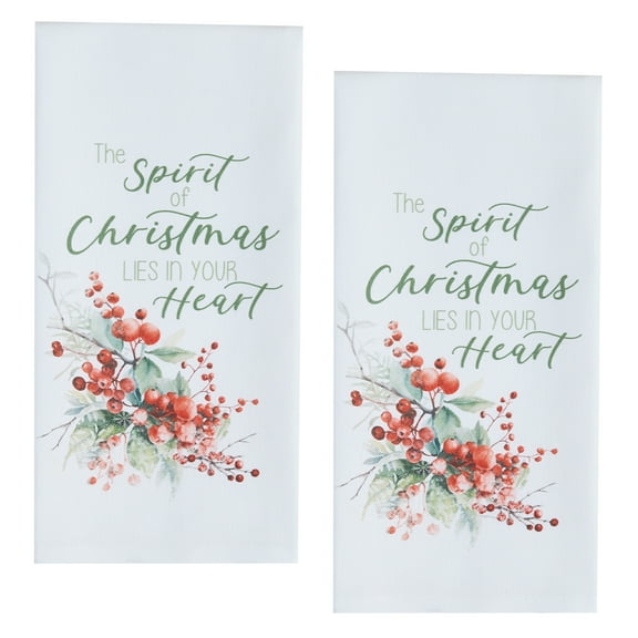 Split P Spirit Of Christmas Dishtowel Set Of 2