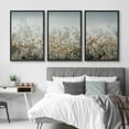 thumbnail image 3 of FCCUYE Framed Canvas Print Wall Art Set Vintage Floral Rustic Botanical Illustrations Modern Art Bohemian Nordic Relax/Calm for Living Room, Bedroom, Office - 16"x24"x3 Black, 3 of 6