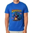 thumbnail image 2 of Men's Dadzilla Born To BBQ Patriotic Funny T-Shirt For Adults, 2 of 5