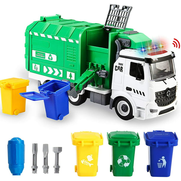 Side Dump Recycling Garbage Truck Toy