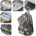 thumbnail image 4 of Pioneer Flower Backpack for School,Cute School Bag,Schoolbag with Adjustable Shoulder Straps & Padded Back,16.9 Inch, 4 of 5