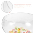 thumbnail image 4 of Juego de pecera de cristal decorativa, pecera redonda con roca de acuario, 1 Juego, 4 of 5