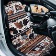 thumbnail image 2 of ZUXONGSY Car Seat Cover Towel Cow Geometric Print Towel Bucket Seat Covers Wear-Resistan Auto Front seat Protector Gift for Car Outdoor Sport Activities, 2 of 8