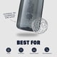 thumbnail image 4 of BlenderBottle - Blender Bottle - Botella agitadora SportMixer con tapa giratoria Tritan Grip, 20 onzas, negra, 4 of 7