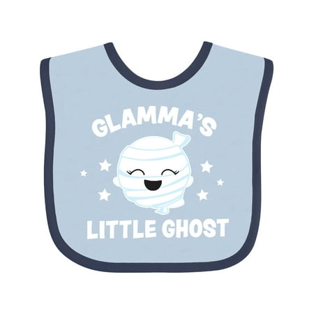 

Inktastic Cute Glamma s Little Ghost with Stars Gift Baby Girl Bib