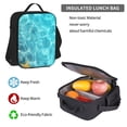 thumbnail image 5 of Disketp Coral And Seashell On The Beach Large Capacity Backpack Lunch Bag Pencil Case Combination 3 Piece Set for Student, 5 of 7