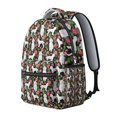thumbnail image 2 of White Poodle Dog Hawaiian Floral Backpack for School,Cute School Bag,Schoolbag with Adjustable Shoulder Straps & Padded Back,15.3"x11"x7.1".﻿, 2 of 6