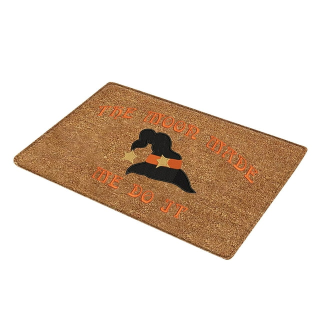 Heliisoer Halloween Door Mat Cartoon Floor Mat Mat Soft Non-slip