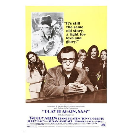 Woody Allen Diane Keaton Tony Roberts Play It Again Sam Movie Poster (Woody Allen Best Scenes)