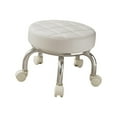 thumbnail image 4 of yotijay 360 degree Rotating Low Roller Seat Stool Pedicure Stool Small Breathable Kids Adults White, 4 of 9