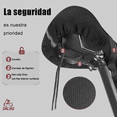 thumbnail image 4 of Sillín De Bicicleta Extra Ancho Gel Acolchada Cubre Asientos Xtellar negro, 4 of 4