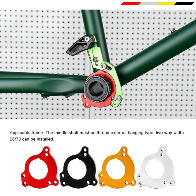 Bicycles Adaptor Bottom Bracket Chain Guide Aluminum earrings Alloy Conversion Parts Professional Cranksets Repairing Attachment Gold
