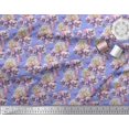 thumbnail image 2 of Soimoi Rayon Fabric Insect,Pansy & Yellow Flower Floral Print Fabric by the Yard 56 Inch Wide, 2 of 3