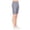 Grey, variant on Girls Knee Length Leggings Summer Running Athletic Shorts High Waist Skinny Stretchy Dance Yoga B𝗶ke Short Pants