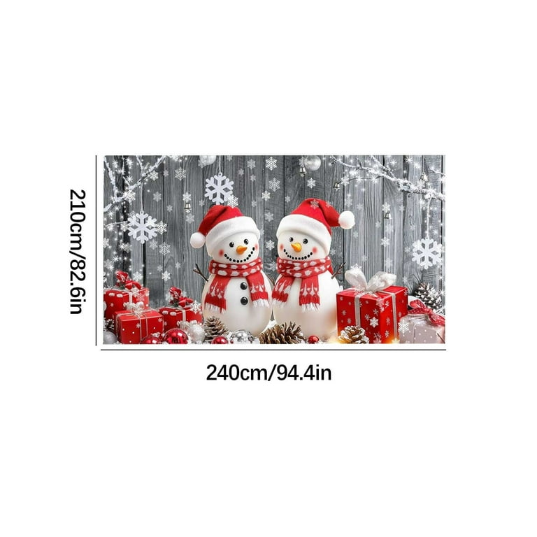 BGZLEU Christmas Garage Door Decorations Garage Door Banner with