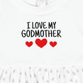 thumbnail image 4 of Inktastic I Love My Godmother Girls Baby Dress, 4 of 5