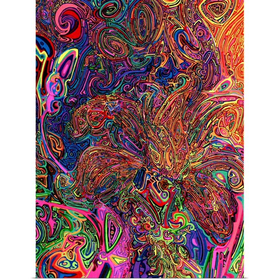 Great BIG Canvas | Rolled Josh Byer Poster Print entitled Lily Garden In Stanley Park