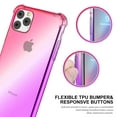 thumbnail image 4 of TORUBIA For iPhone 11 6.1 Inch Case Soft TPU Thicken Scratch Resistance Color Gradient Phone Back Cover Pink-purple, 4 of 9