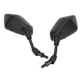 thumbnail image 4 of 1 Pair Motorcycle Mirrors Universal Rear View Side Mirror for Motorcycle, Motorbike, Black, 4 of 8