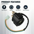 thumbnail image 3 of GY6 Starter Solenoid Relay for Chinese 50cc 125cc 110cc 150cc 200cc 250cc ATV 4 Wheel Scooter Go Kart Quad Moped Dirt Pit Bike Tao Tao Coolster Coolster Coleman Apollo X pro Kids Part Switch, 3 of 4