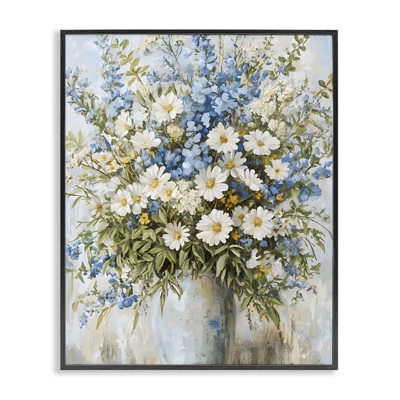 Stupell Industries Traditional Heritage Style Bouquet Black Framed Giclee Art, 11 x 14, by Franklyn Gregory