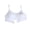 White, variant on Girls' Sports Bra Teenage Girls Bra Developmental Cotton Underwear Breathable Sports Bra(12-18Y)