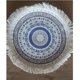 thumbnail image 1 of Posavasos tejidos, tapetes para comidas, tapetes aislantes de algodón y lino para la mesa del comedor, accesorios de tiro, tapetes decorativos de cáñamo para el hogar, 1 of 6