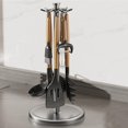 thumbnail image 2 of Utensils Storage Stand - Kitchen Utensils Hanger, Rotating Utensil Holder | Multifunctional Countertop Utensil Organizer, Anti Slip Flatware Organizer Rack for Spoon, Spatula, 8.5x8.5x17.3in, 2 of 8