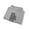 thumbnail image 4 of Zayde New Grandpa Fathers Day Grandfather Hoodie, Gifts, Hooded Sweatshirt, 4 of 4