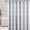 thumbnail image 2 of Polyester Shower Curtain with Hooks Water Drop Pattern Polyester Cloth Geometric Printed Bath Curtains Bathroom Accessories, 2 of 7