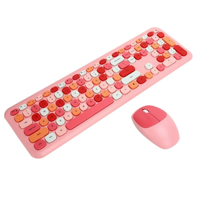 Computer Keyboard Mouse,Wireless Keyboard Mouse Set G Wireless Keyboard Mouse Keyboard Mouse Computer Accessory Striking Appearance