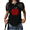 Black-1, variant on Women Heart Apple Graphic Tee Themed T Shirt Top Red Heart Collage Print Soft Cotton Short Sleeve Round Neck Black S-5XL