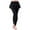Black, variant on CAIXIA Women's Sports Skirted Leggings Yoga Skirts Spandex Tights Athletic Tennis Skorts Gym Active Running Bottoms