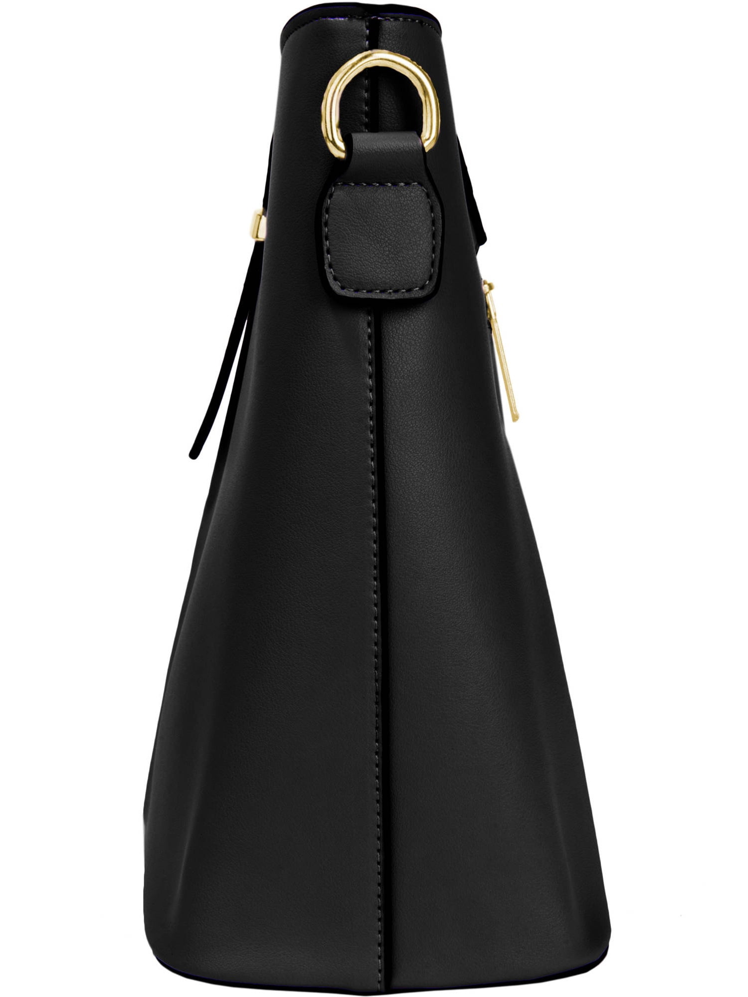Women's Serena Leatherette Buckle Shoulder Bag
