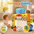 thumbnail image 3 of Monqistar Toddler Basketball Hoop & Soccer Goal, Activity Center Toys with Music & Light, Toddler Sport Toys Christmas Birthday Gifts for Ages 1-3, 3 of 7