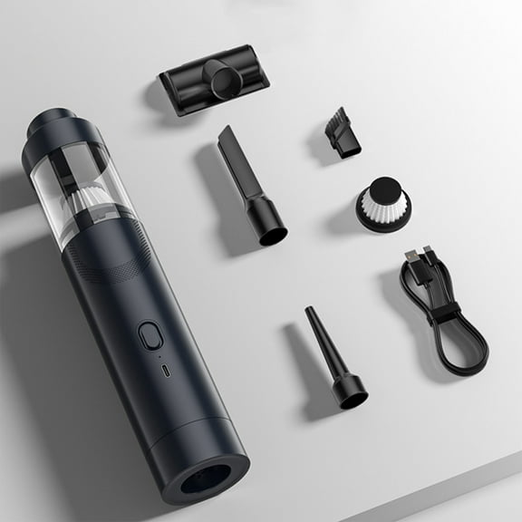 YiBai Handheld Vacuum Cleaner Powerful Strong Suction Handheld Vacuum With Lightweight-Portable Vacuum Cleaner Rechargeable For Car Home Cleaning,for Men Dad,Black-1