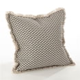 thumbnail image 1 of SARO  20 in. Square Corinth Moroccan Tile Design Down Filled Cotton Throw Pillow  Slate, 1 of 1