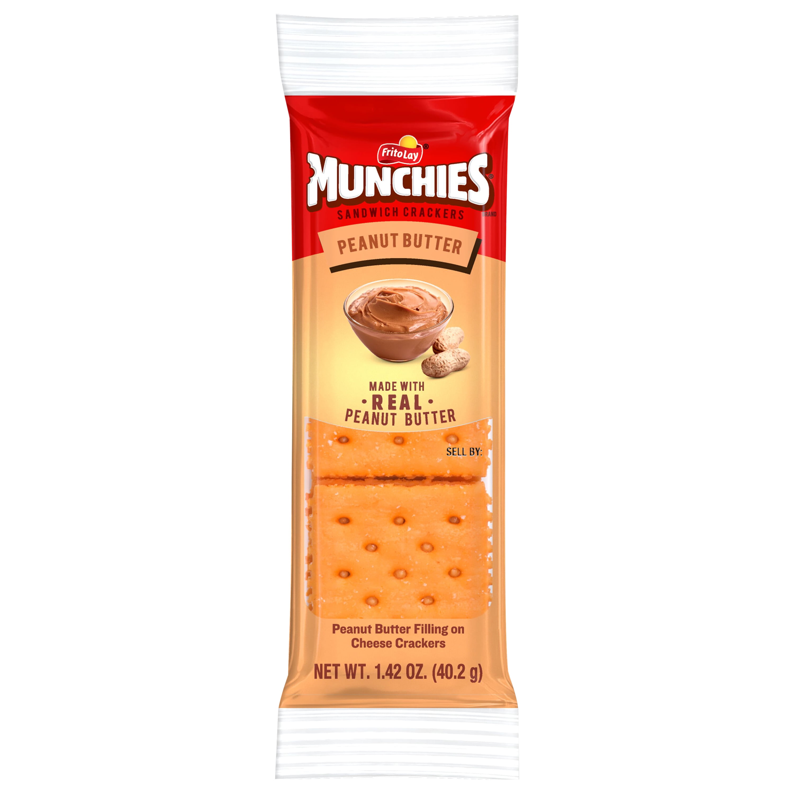 Munchies Peanut Butter on Cheese Crackers, 1.42 Ounce