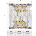 thumbnail image 5 of Sunflower Mailbox Covers Magnetic Standard Size 21x18 Inch Welcome Mailbox Cover, Spring Mailbox Decorative Mailbox for Farmhouse Garden Decorations Outdoor Letter Box, 5 of 6