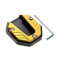 thumbnail image 1 of Bgsha Moto Kickstand Rallonge Pied Support Plaque Anti-Dérapant Agrandi Base, 1 of 4