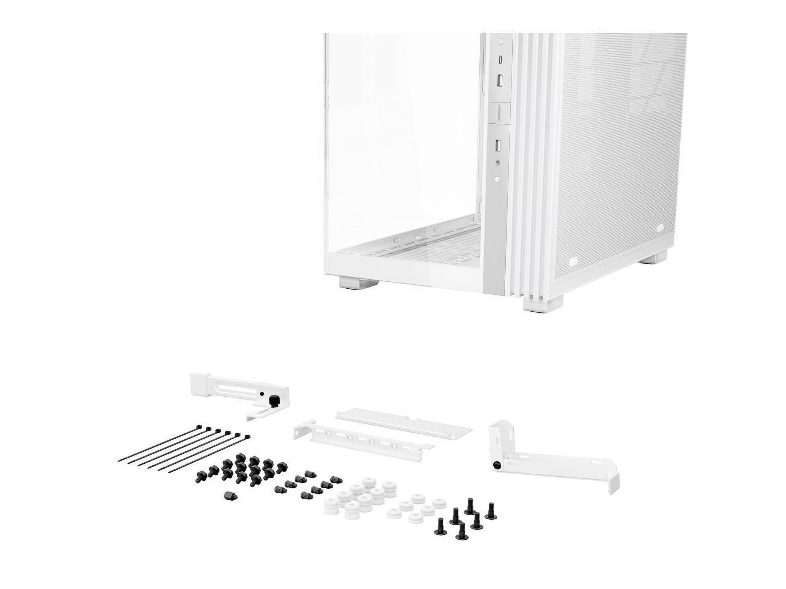 be quiet! Light Base 600 DX - White Steel (SGCC), ABS, Glass ATX