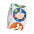 thumbnail image 4 of 500 piezas de pegatinas motivacionales DIY Thumbs up Sticker pegatinas de mentalidad de crecimiento calcomanías redondas manualidades lindo para 1 pulgada de diámetro Macarena Recompensa Pegatina, 4 of 8