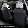 thumbnail image 3 of Kdxio Lavender Flowers Pattern Print 2 Piece Car Head Rest Covers Set Auto Front/Rear Seats Headrest Cover Universal Fit Most Cars,Sedan, SUV, 3 of 9