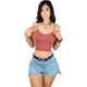 thumbnail image 1 of Tops Mujer Deportivo O Casual Blusa Croptop Tirantes, 1 of 5