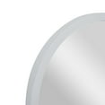 thumbnail image 4 of DecMode 30" x 30" White Wall Mirror with Thin Frame, 4 of 11