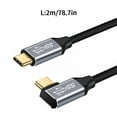 Chunleiiii Type C Male To Male Data Cable 100W 5A Fast Charge USB3 chunleiiii-type-c-male-to-male-data-cable-100w-5a-fast-charge-usb3